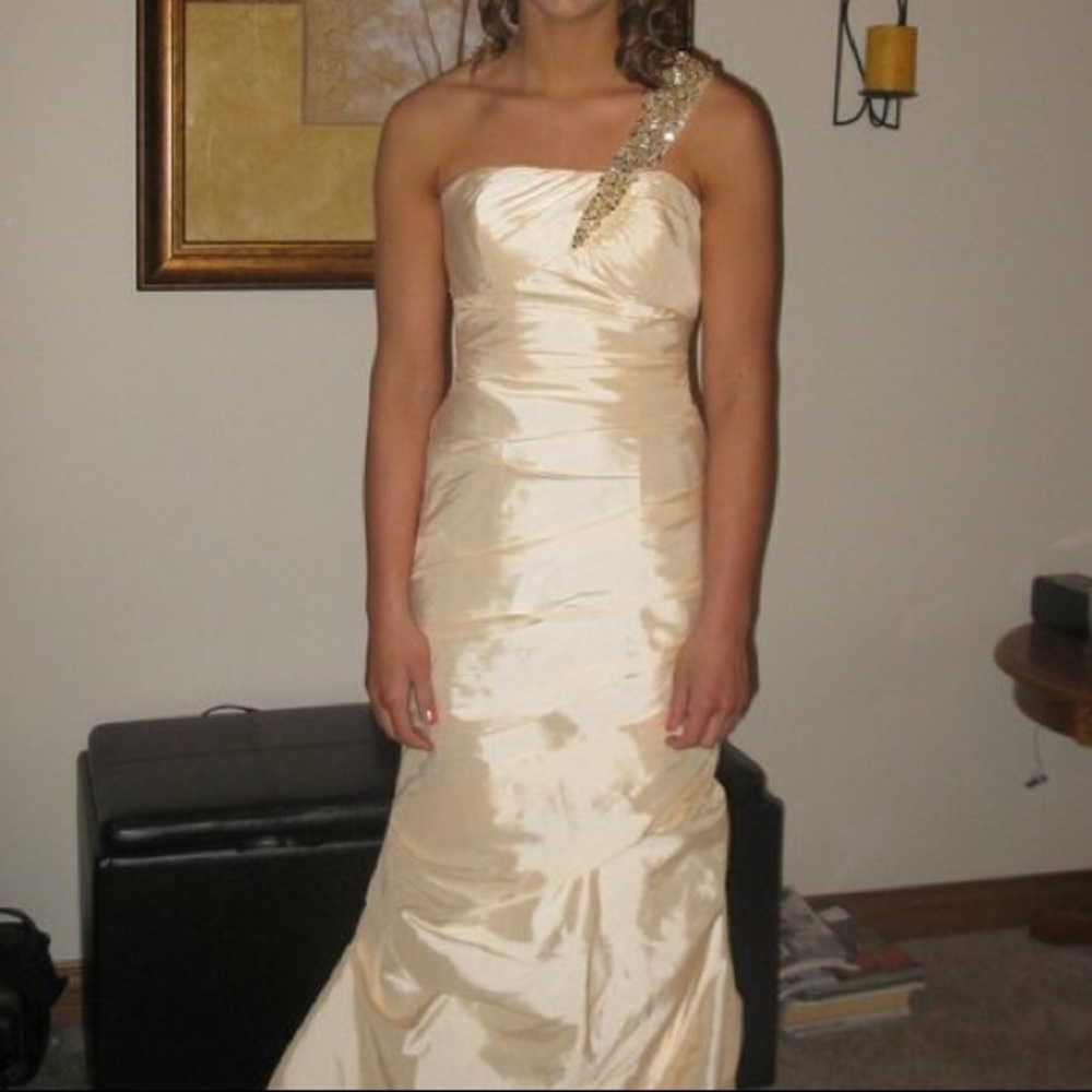 Champagne Prom Dress